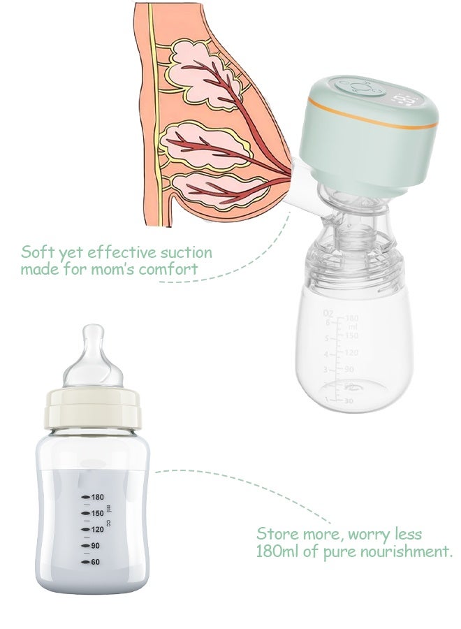 لطف وحضن 🚼 شفاط حليب كهربائي – قابل للارتداء وقابل لإعادة الشحن مع بطارية عالية السعة | شفط بدون ألم وهدوء في الصوت | 3 أوضاع و9 مستويات | بدون استخدام اليدين، محمول وخالٍ من مادة BPA للأمهات المرضعات - Image 5