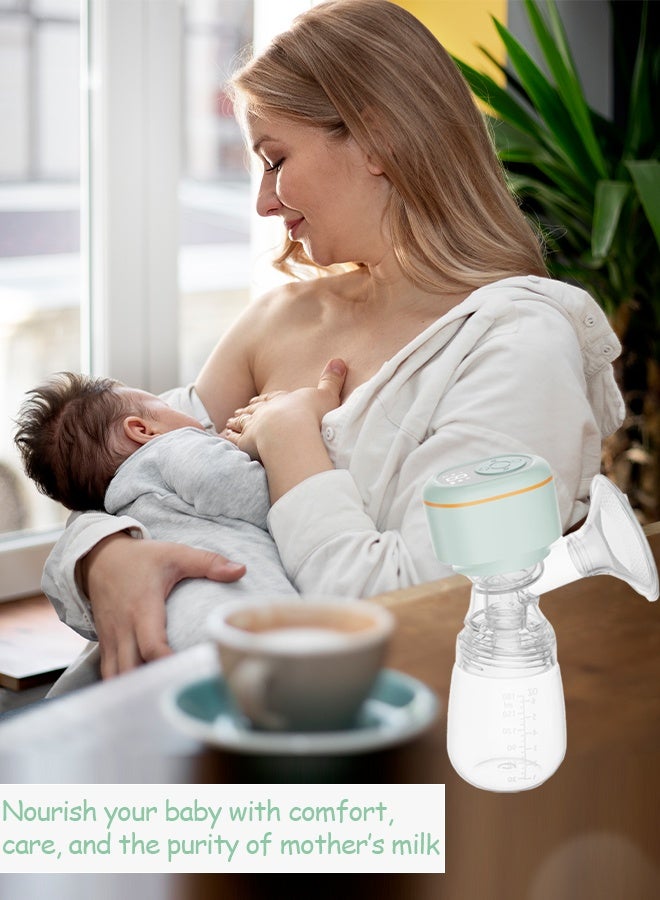 لطف وحضن 🚼 شفاط حليب كهربائي – قابل للارتداء وقابل لإعادة الشحن مع بطارية عالية السعة | شفط بدون ألم وهدوء في الصوت | 3 أوضاع و9 مستويات | بدون استخدام اليدين، محمول وخالٍ من مادة BPA للأمهات المرضعات - Image 3