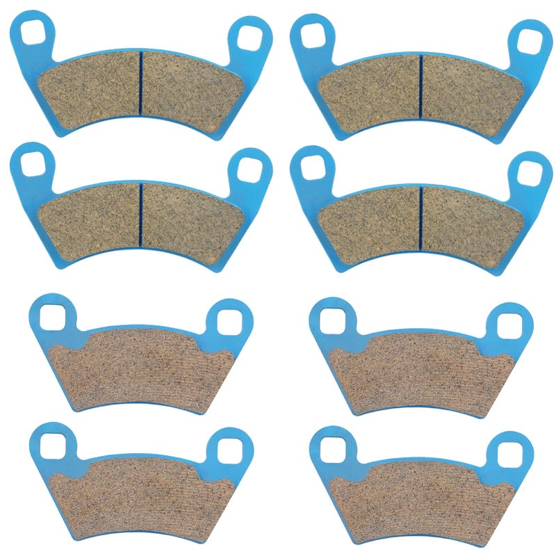 Front Rear Brake Pads Ceramic for Polaris Ranger XPRZRDieselEV Replace for 1910514 2202413 2202097 1911228 1912508 2205949 4 sets Front and Rear Brake Pads