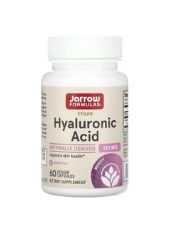 jarrow formulas Jarrow Formulas, Vegan Hyaluronic Acid, 120 mg, 60 Veggie Capsules (60 mg per Capsule)  - Image 1