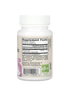 jarrow formulas Jarrow Formulas, Vegan Hyaluronic Acid, 120 mg, 60 Veggie Capsules (60 mg per Capsule)  - Image 2