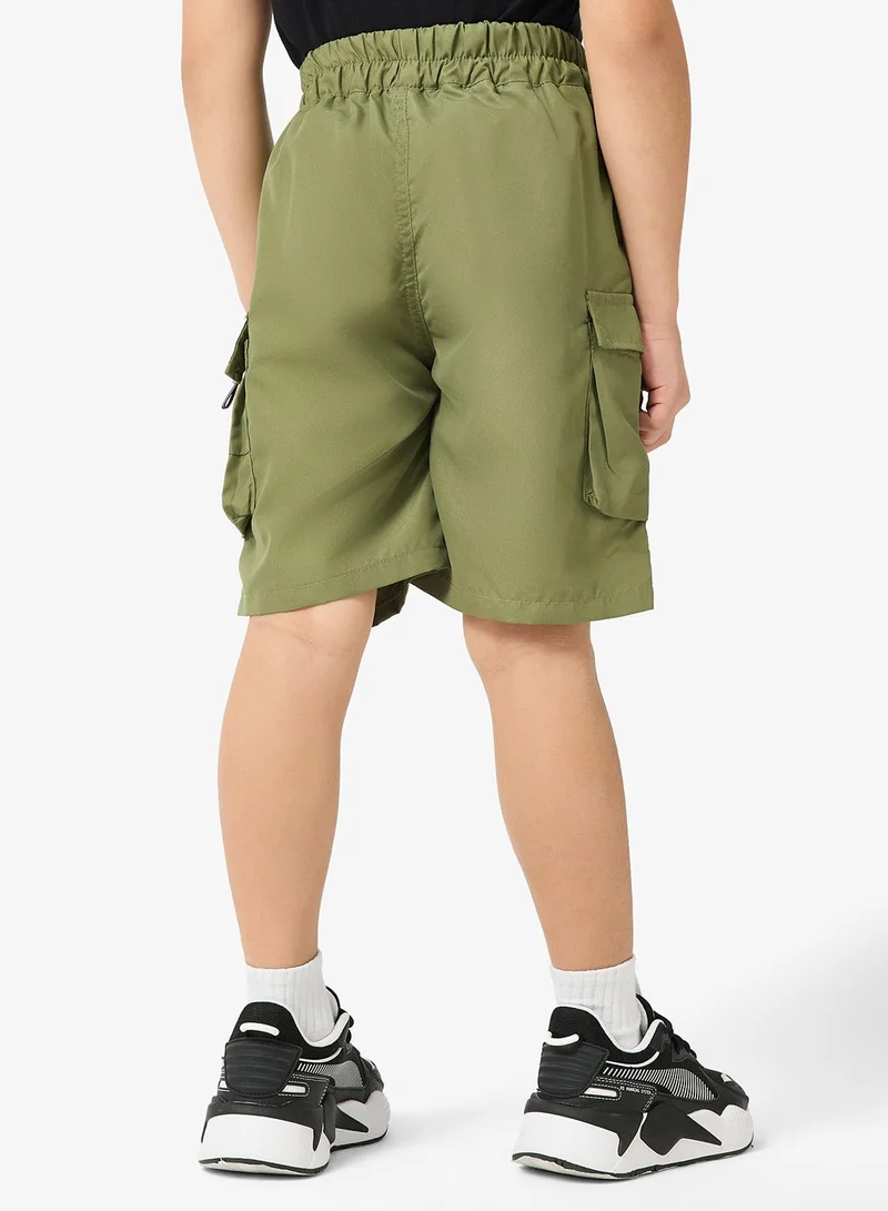 Pinata  Green Cargo Shorts for Men | Best Price UAE