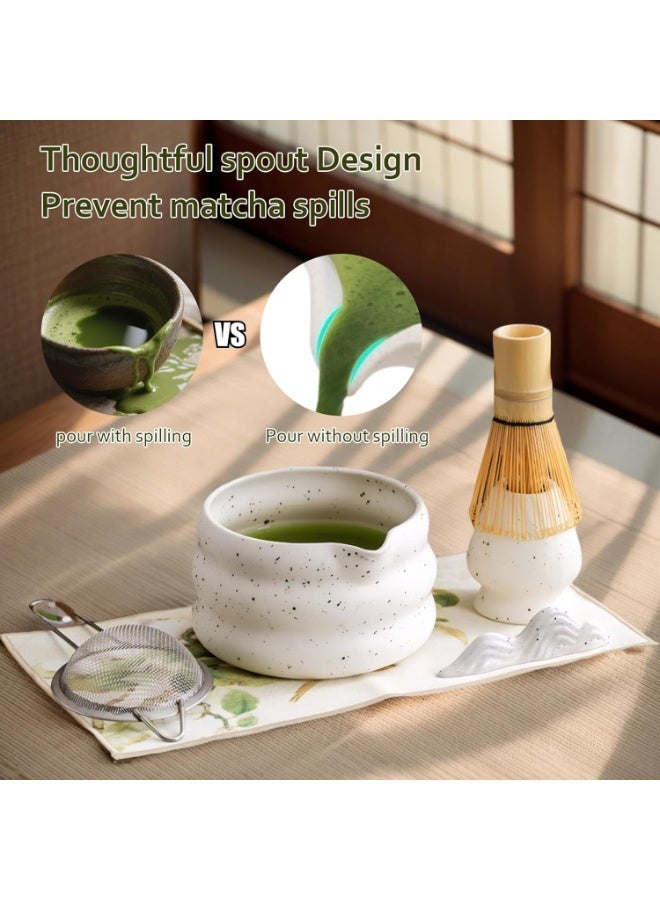 Nadrab 7PCS Matcha Whisk Set Bamboo Matcha Tools for Stirring Matcha Tea  Matcha Tea Tool  Matcha Tea Set Traditional Tea Set - Image 3