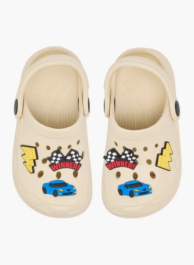 LBL by Shoexpress Boys Racing Accent Clogs with Backstrap