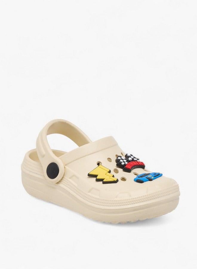 LBL by Shoexpress Boys Racing Accent Clogs with Backstrap - Image 1