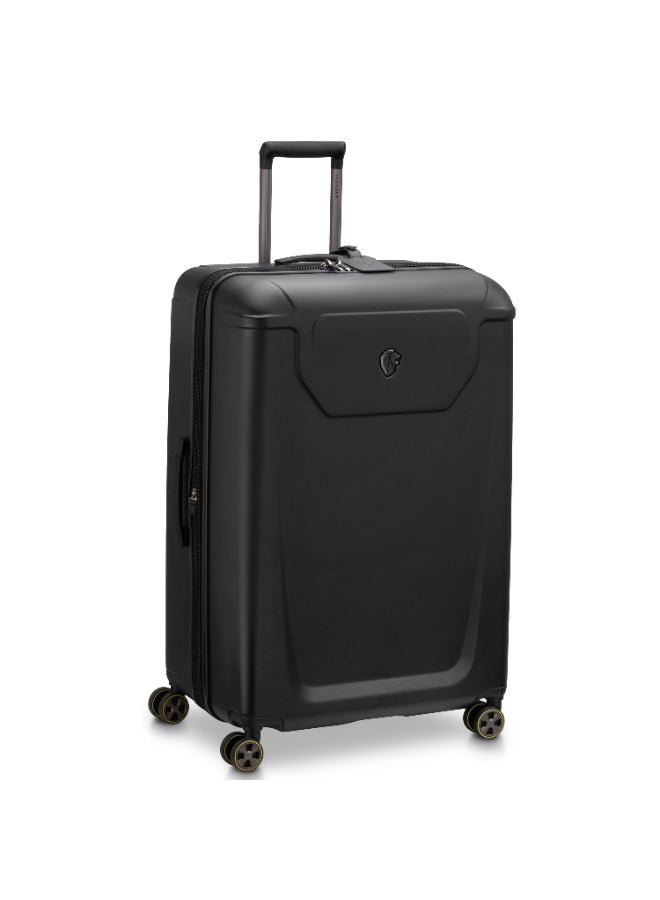 PEUGEOT Voyages Zip 81 cm Hardcase 4 Double Wheel Expandable Check-In Luggage Trolley - Black  - Image 2