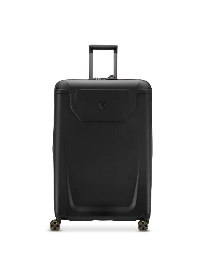 PEUGEOT Voyages Zip 81 cm Hardcase 4 Double Wheel Expandable Check-In Luggage Trolley - Black