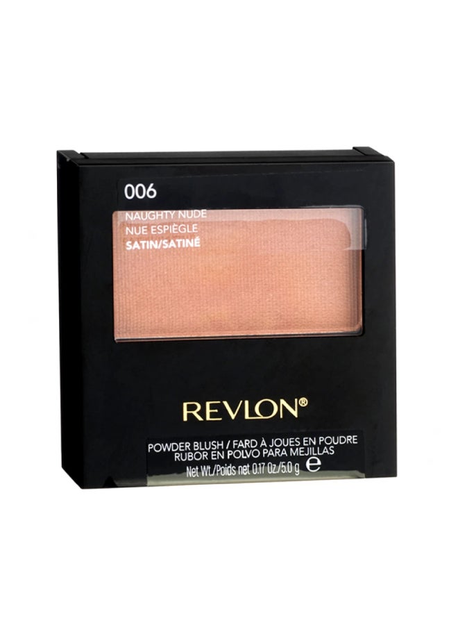 Revlon Powder Blush With Brush 006 Naughty Nude - Image 2