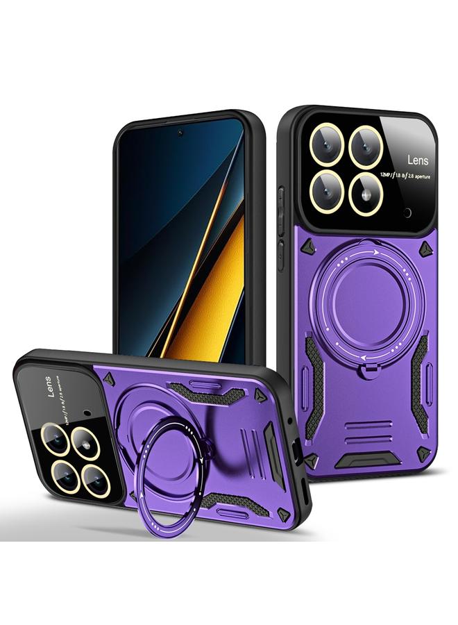 erorex Case For Xiaomi Poco X6 Pro Large Window MagSafe Holder Phone Case - Image 1