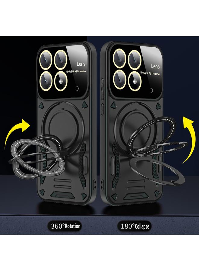 erorex Case For Xiaomi Poco X6 Pro Large Window MagSafe Holder Phone Case - Image 4