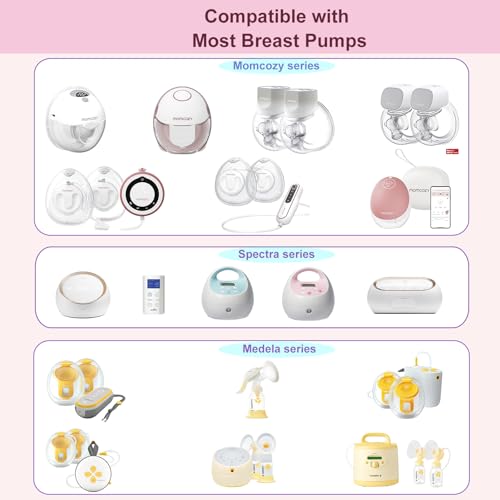 JIMOWANG 2pcs Flange Inserts 21mm for 17mm-20mm Nipple Size,Fits for Momcozy S12 Pro/S9 Pro/M5,S9/S12/S19/S21/S23,Elvie,Willow,lansinoh,Medela,Spectra,TSRETE,kmaier,MomMed Breastpump 24mm Flange,Down to 21mm - Image 3