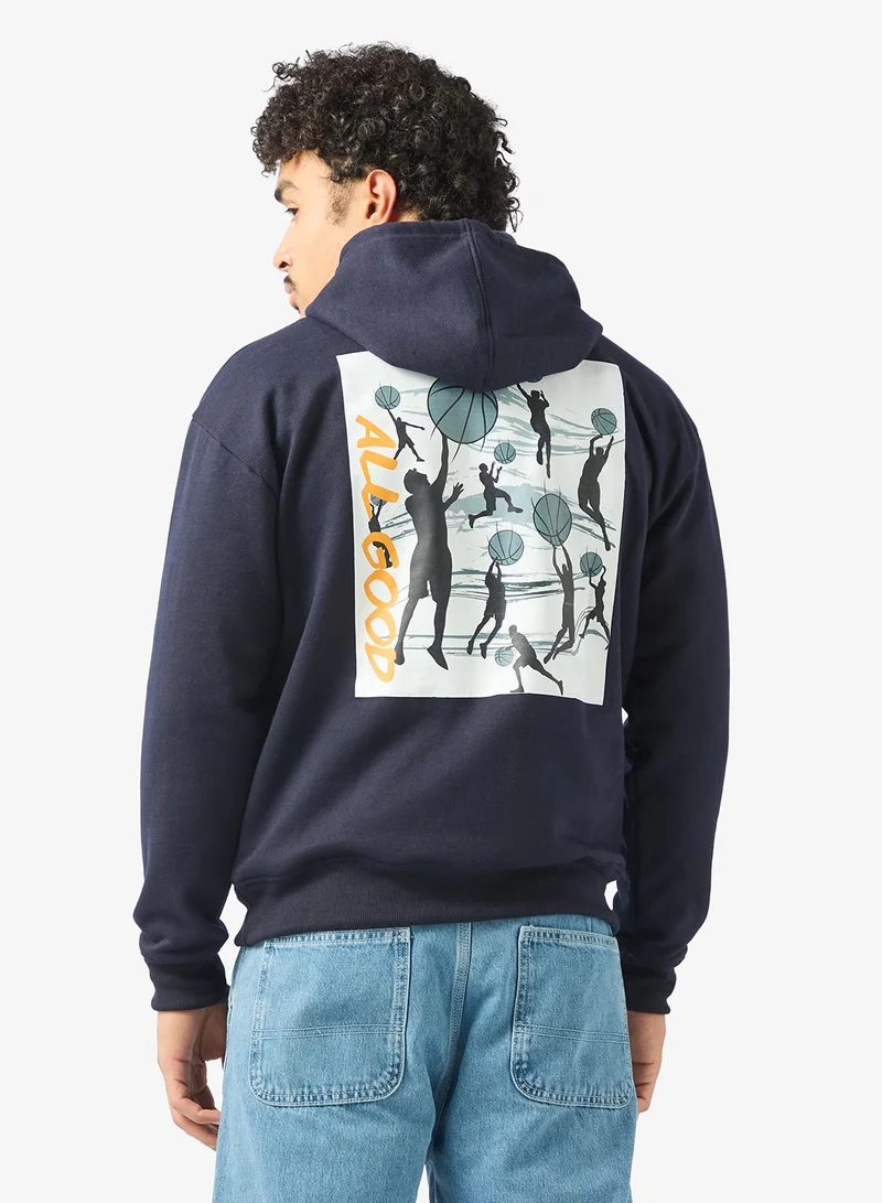 Seventy Five Graphic Print Hoodie