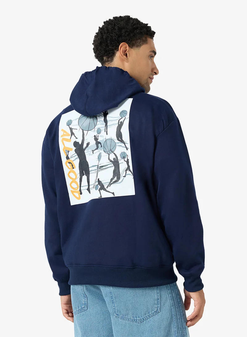 Seventy Five  Graphic Pullover Hoodie for Men | Best Price UAE