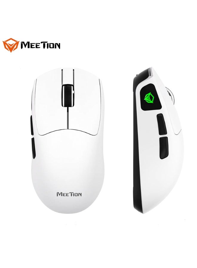 MEETION Triple Mode Wireless Gaming Mouse GW12 57g Ultra-Lightweight Design Triple-Mode Connectivity Dual-System Compatible 400mAh Rechargeable Battery Upto 12800 Adjustable DPI Fully Customizable via Software - Image 1