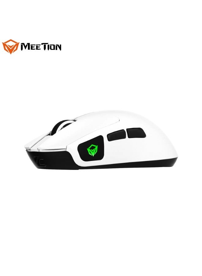 MEETION Triple Mode Wireless Gaming Mouse GW12 57g Ultra-Lightweight Design Triple-Mode Connectivity Dual-System Compatible 400mAh Rechargeable Battery Upto 12800 Adjustable DPI Fully Customizable via Software - Image 4