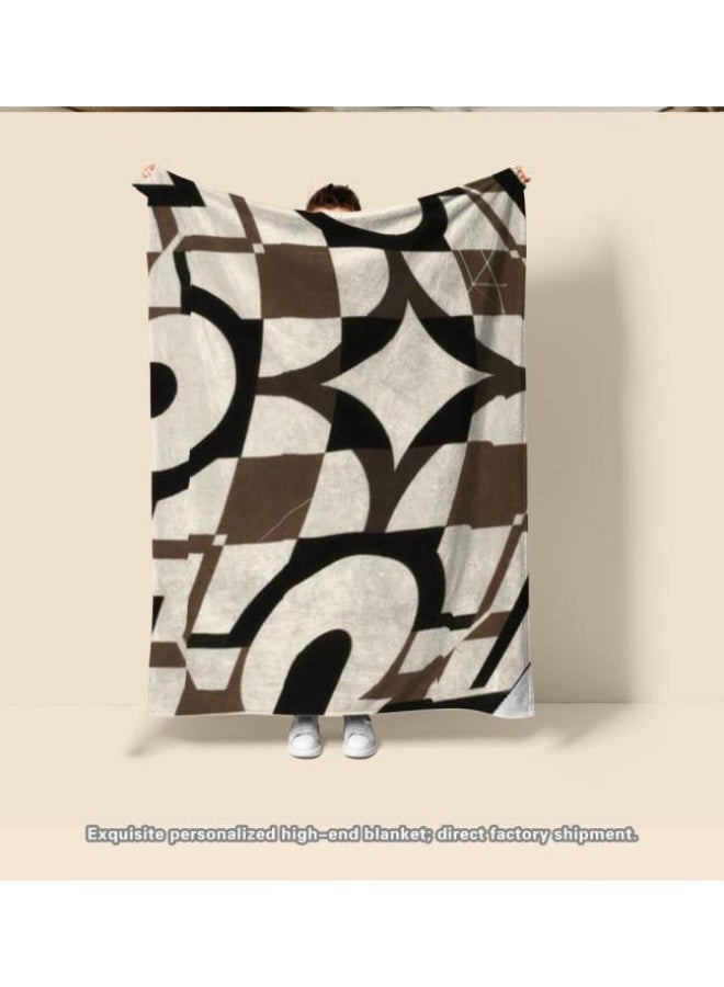 general Traditional flannel thin blanket (warm and comfortable, suitable for sleep, gaming, dust removal and sandproof) 150cm*200cm - 28 - Image 4