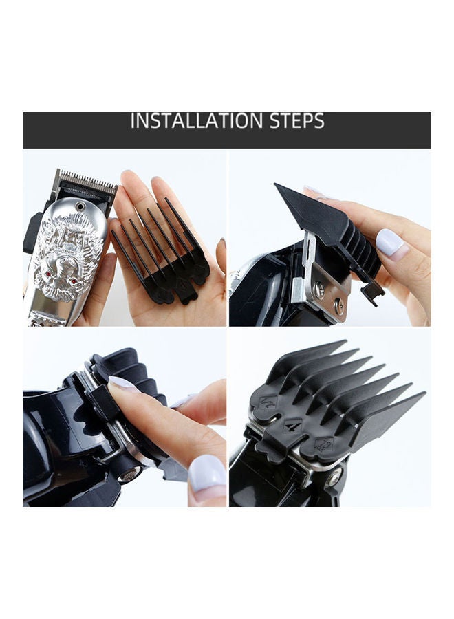 NIBEMINENT 8 Sizes Professional Cutting Guide Comb Set Black - Image 5