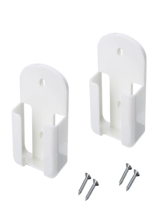 MGGi 2 Pack Remote Control Holder Rack Wall Mounted Air Condition TV Remote Storage Box Organizer, Wall-Mounted Organizer Self Adhesive Media Storage Box Case for Air Conditioner Controller - White - Image 1