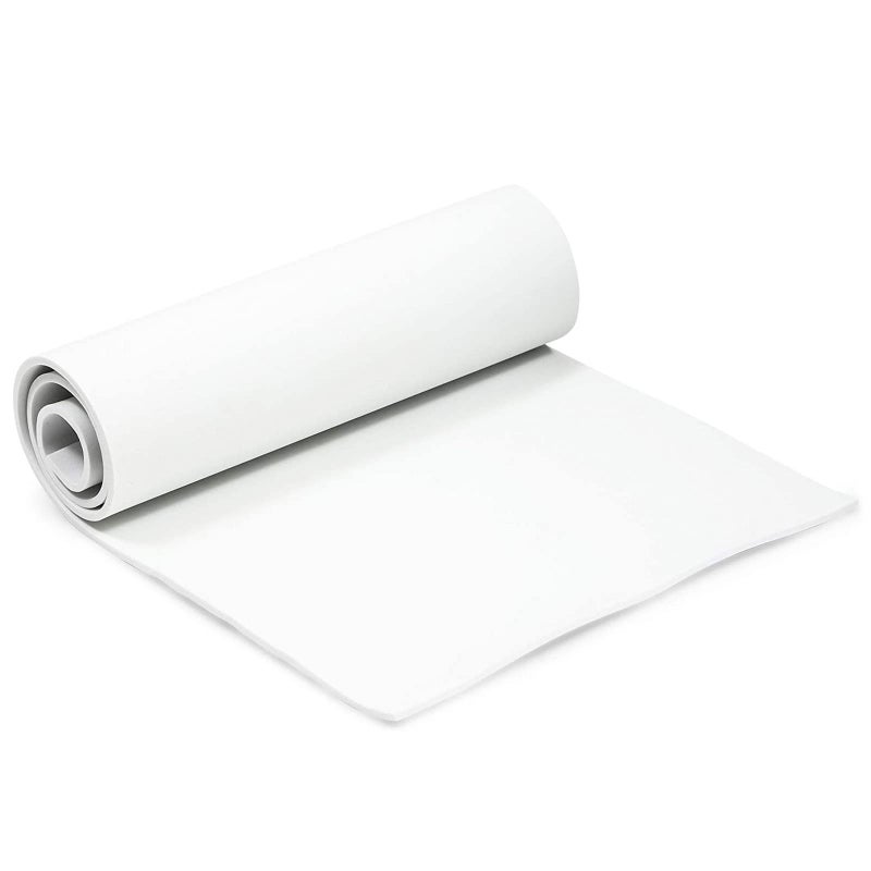 Bright Creations 5mm White EVA Foam Roll Sheet - 14 x 39" - 100 kg/m3 for Crafts & DIY Projects - Craft Foam - Image 1