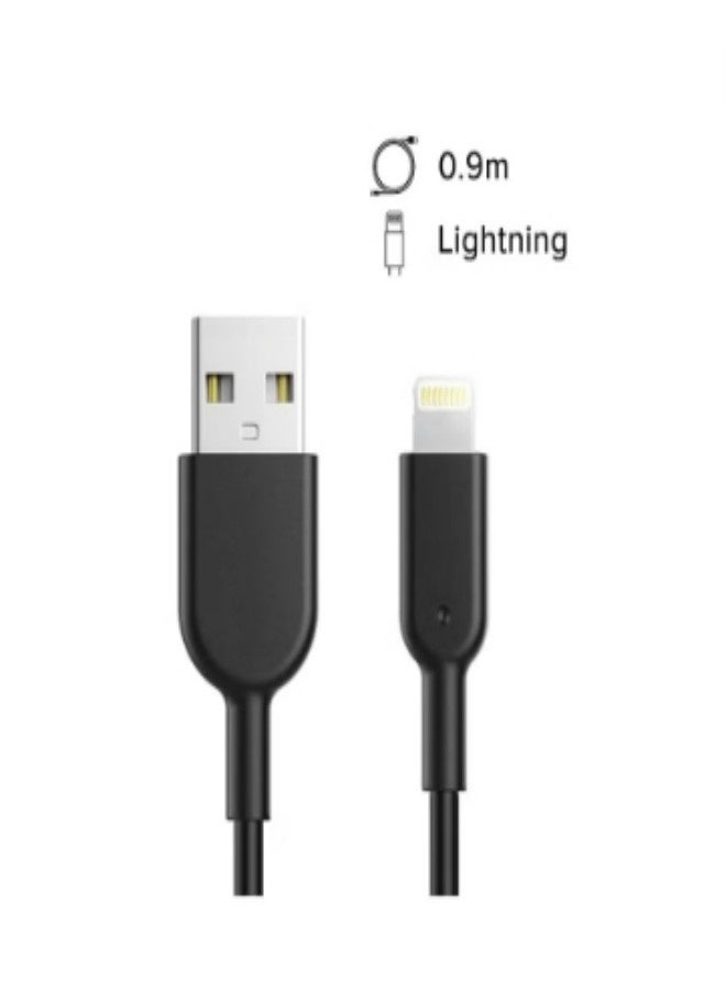 Anker A Durable Black Data Cable – MFi Certified - Image 1
