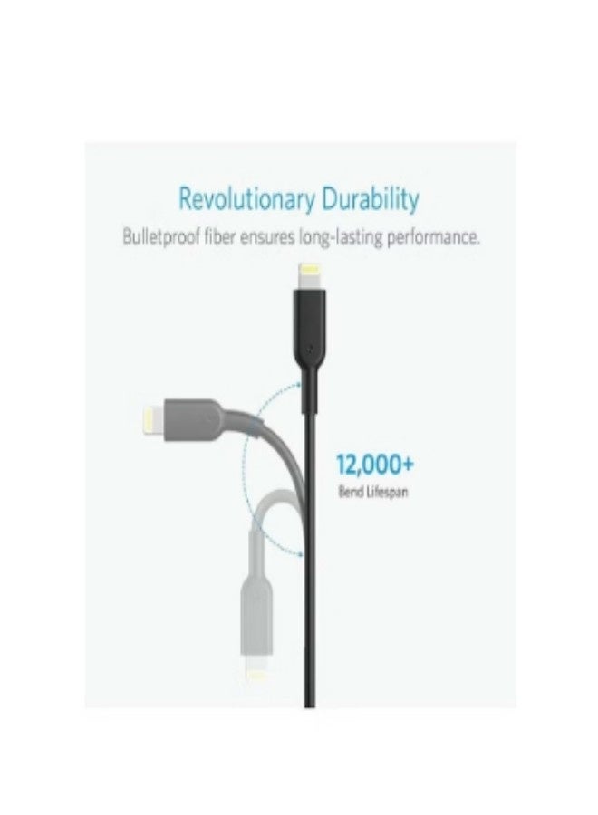 Anker A Durable Black Data Cable – MFi Certified - Image 3