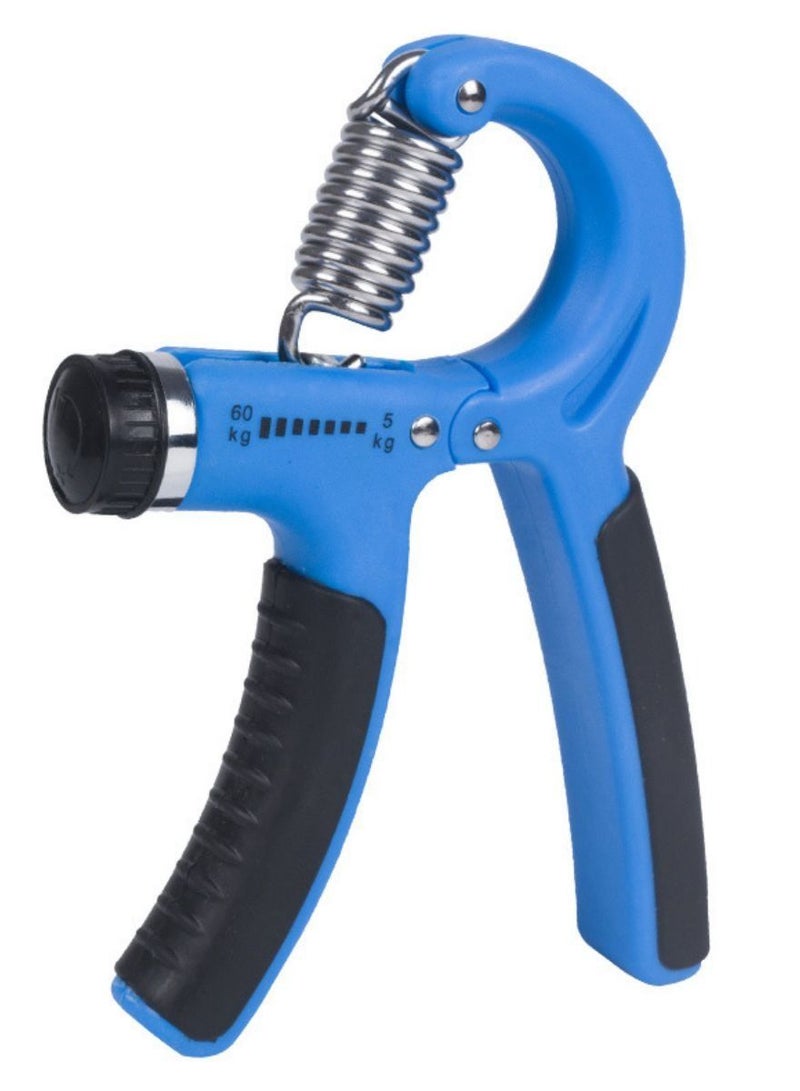 Generic Grip Strength Trainer, Hand Grip Exerciser Strengthener Forearm Strengthener, Hand Exerciser For Muscle Building And Injury Recover(Blue+Black) 