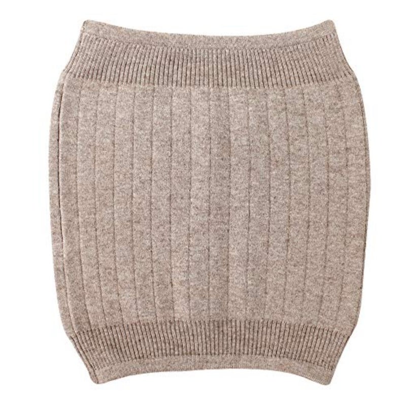 Unisex Warm Soft Cashmere Waist Warmer Wool Warming Belt Elastic Lower Waist Support Camel - Image 1