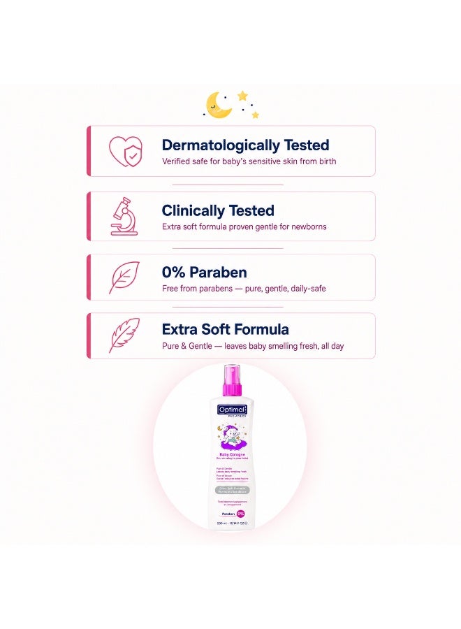 Optimal Baby Cologne Pink – Gentle Fresh Scent, Dermatologically Tested, Paraben-Free (300ml) - Image 4