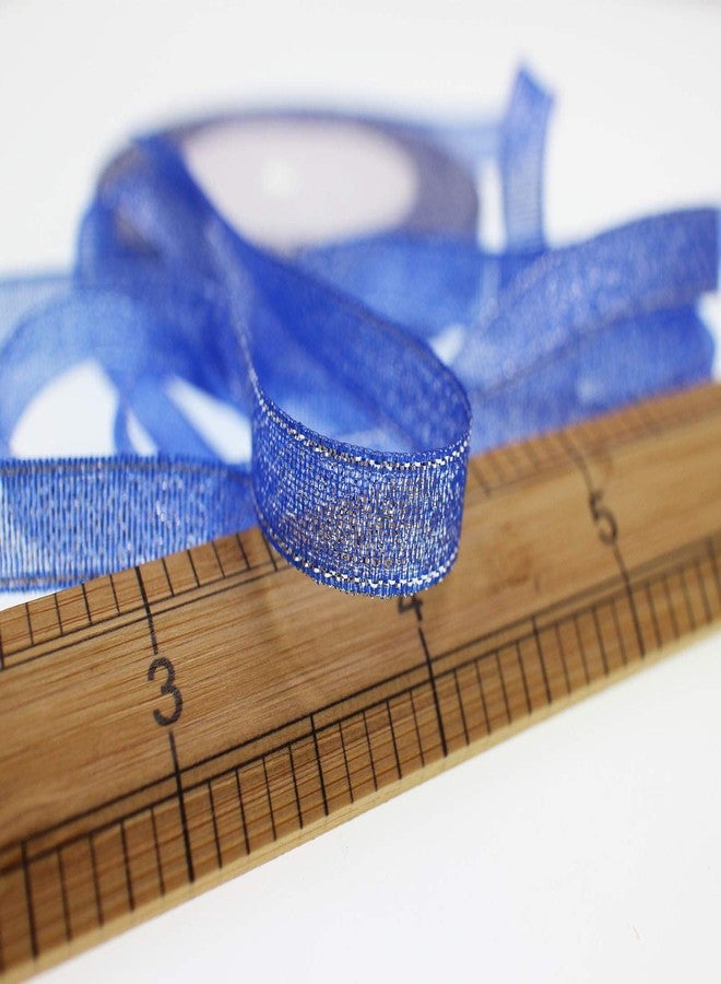 JESEP Glitter Ribbon 3/8 inch 400 Yards Sparkly Metallic Sheer Organza Ribbon for Jewelry Bows, Gift Wrapping, Home Decoration, Party Ornaments & Favor (10mm) - Image 5
