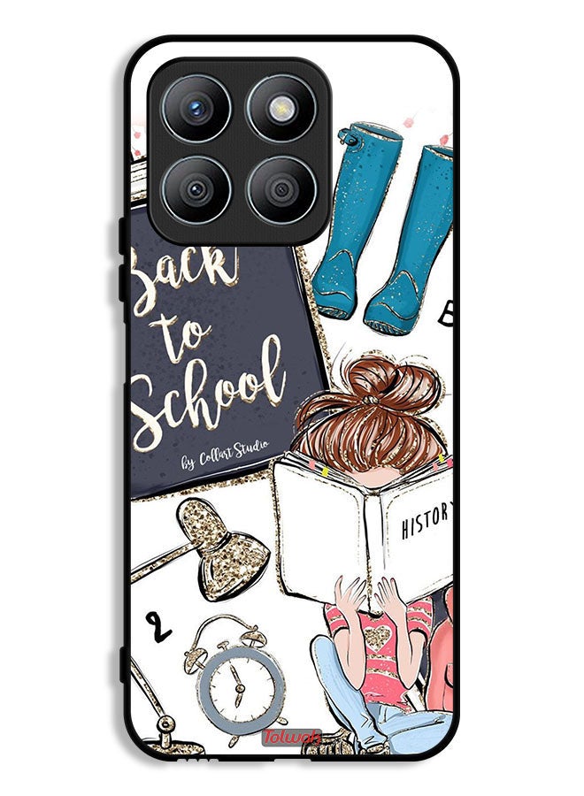 Tolwak Honor X8b Protective Case Cover Back To School Girl Reading History - Image 1