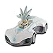 NKOK Team Sonic Pull Back Racer Silver Sonic No Batteries Required Pull Back Let go and Watch Silver Race - Image 3