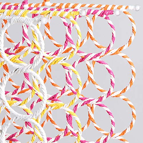 MobFest MobFest Metal 28 Ring Round Folding Rope Dupatta Belt Shawl Tie Scarf Hanger Holder Closet Organiser for Wardrobe Multicolor - Image 5
