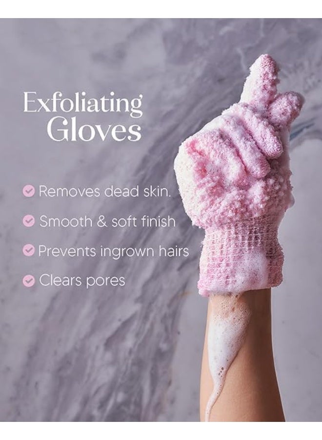 Alice Exfoliating Gloves Scrub For Your Face And  Body (Packaging may vary) - Image 3