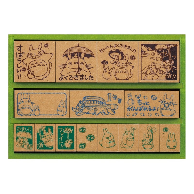 My neighbor totoro wooden stamp