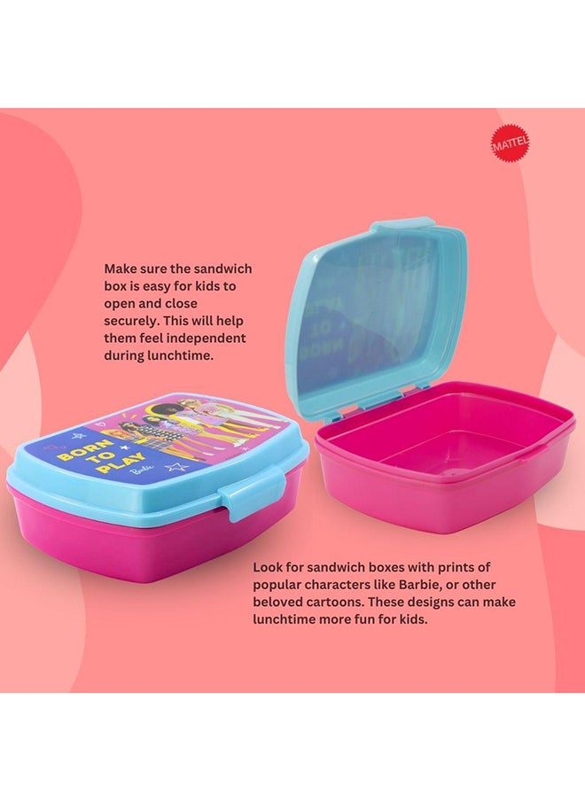 Mattel Games - Stor Funny Sandwich Box Barbie Bb22 - Image 1