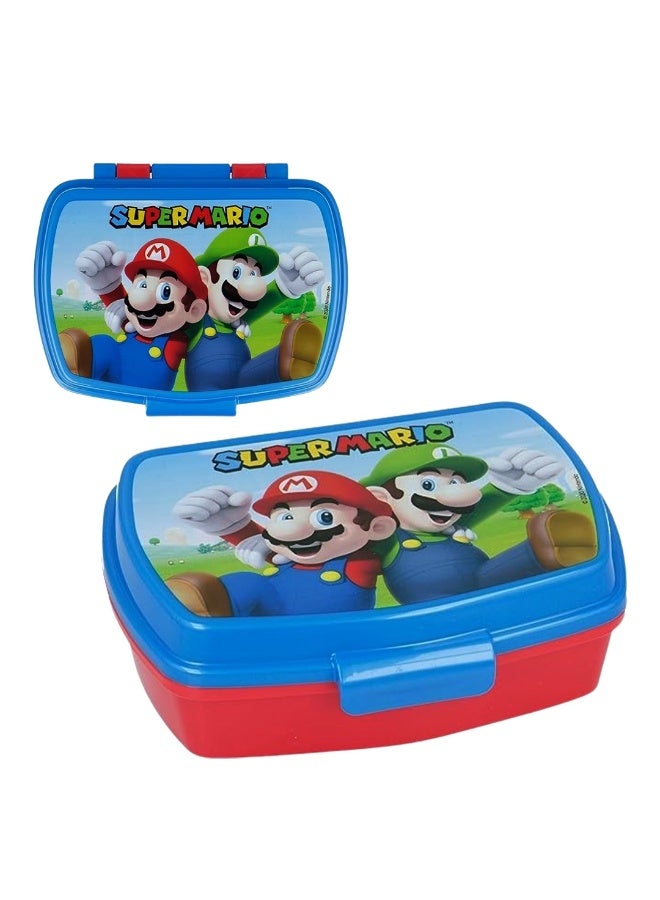 Stor Barbie BB22 Funny Sandwich Lunch Box for Kids – 30oz Capacity BPA-Free Reusable Sandwich Container with Secure Snap Lid, Lightweight Durable Food Storage Box for School, Travel, Picnics & Everyday Use - Image 1