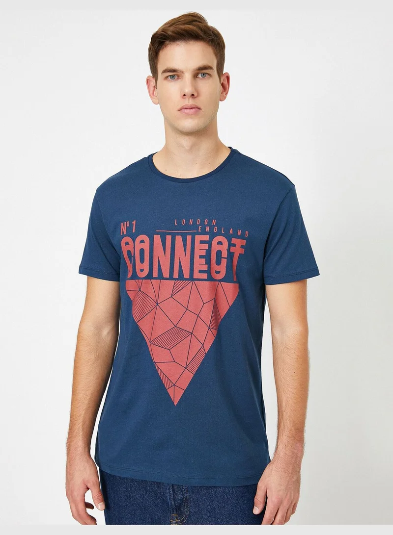 KOTON Letter Printed T-Shirt