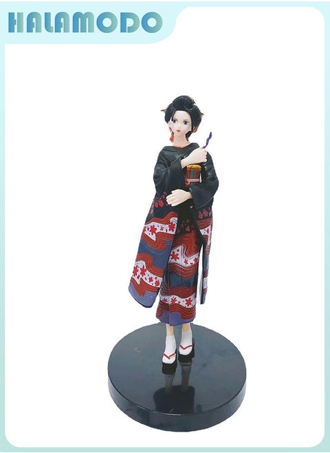 One Piece Wano Country Kimono Robin Figure Model,  Doll Decoration, Trendy Toy 17.5cm