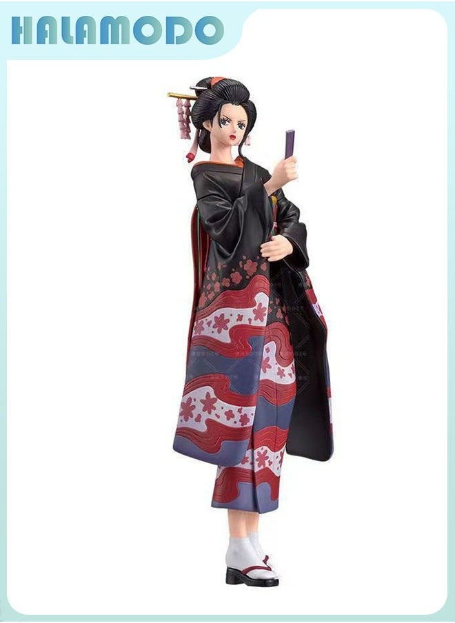 HALAMODO - One Piece Wano Country Kimono Robin Figure Model,  Doll Decoration, Trendy Toy 17.5cm - Image 1