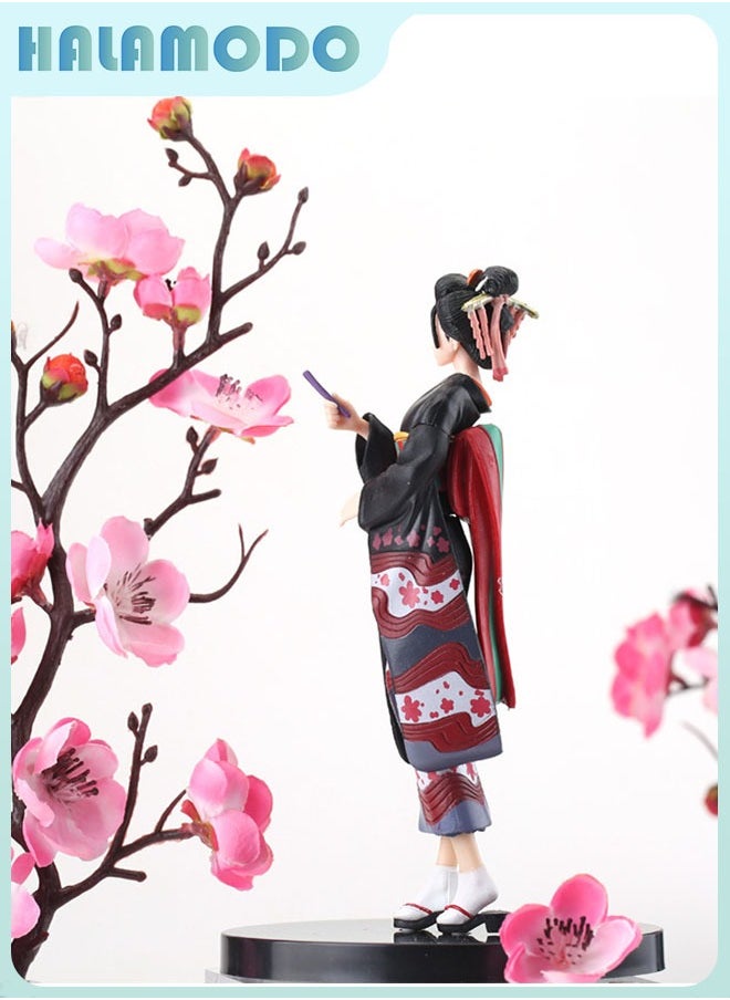 HALAMODO - One Piece Wano Country Kimono Robin Figure Model,  Doll Decoration, Trendy Toy 17.5cm - Image 1