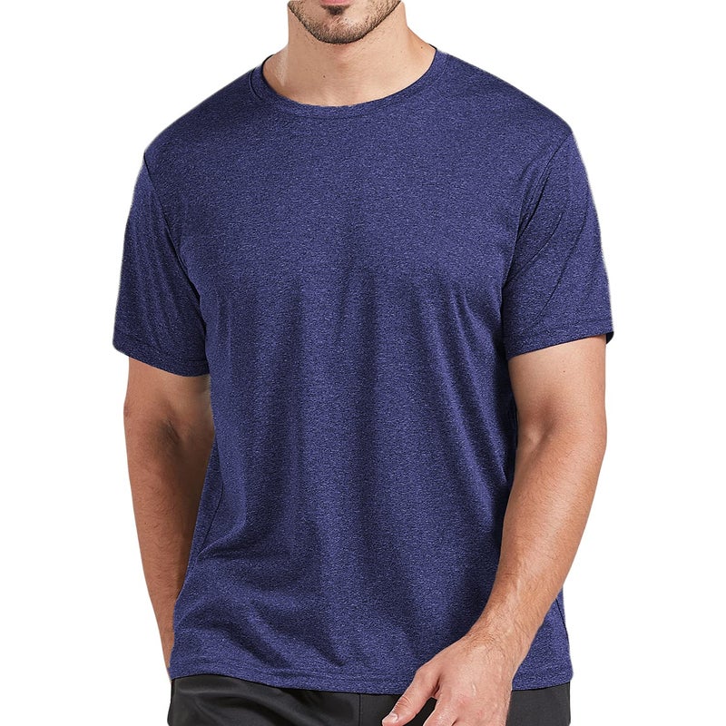 AKAWOOKO 5 Pack Men's Dry Fit T Shirts Athletic Running Gym Workout Short Sleeve Tee Shirts for Men (US, Alpha, X-Large, Regular, Regular, Set 2) - Image 2