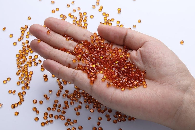 Gintoaria 10000 pcs/Pack Wedding Table Scatter Confetti Crystals Acrylic Diamonds Vase Fillers 4.5 mm Rhinestones for Wedding, Bridal Shower, Vase Beads Decorations (Coffee) - Image 2