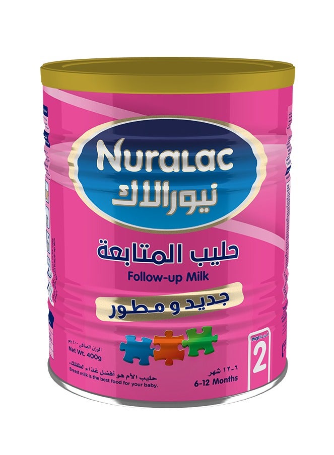NURALAC Iron Fortified Baby Milk 400g Stage 2 