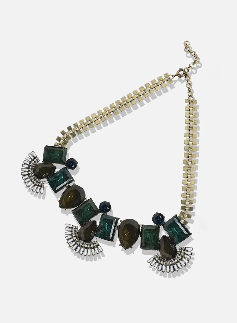 SOHI Designer Statement Stone Artificial Necklace Jewellery