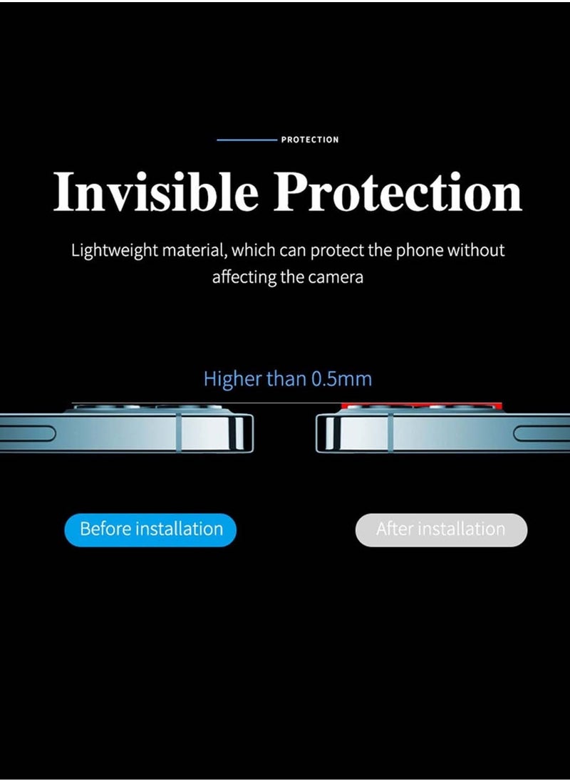 CHAPPELINE - Apple iPhone 16 Pro / iPhone 16 Pro Max 2024 CHAPPELINE Premium Alloy Ring Camera Lens Tempered Glass Protector Shield - Clear/Green - Image 1
