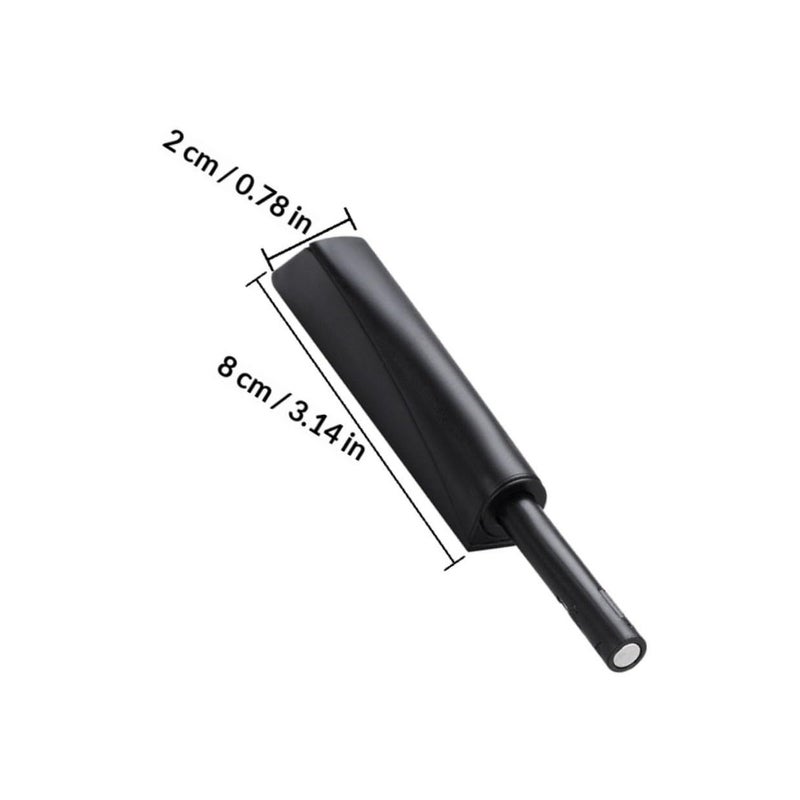 4Pcs Black Push Latch Cabinet Door Closer Set Press Activated Touch Latches For Kitchen Wardrobe - Image 3