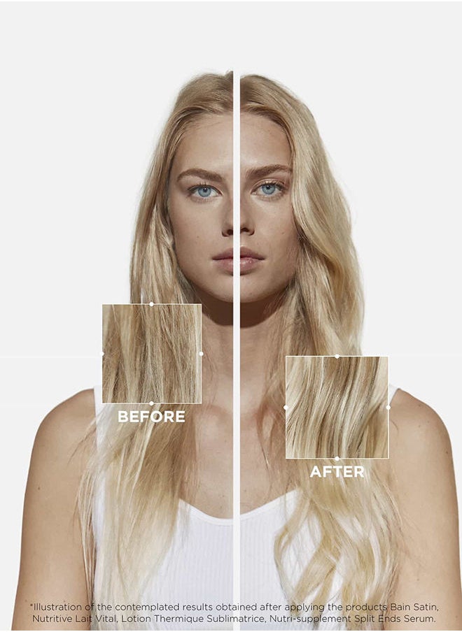 KERASTASE - لوشن مغذي ثيرميك سبليماتريس للحماية من الحرارة للشعر الجاف الرقيق، 150 مل - Image 1