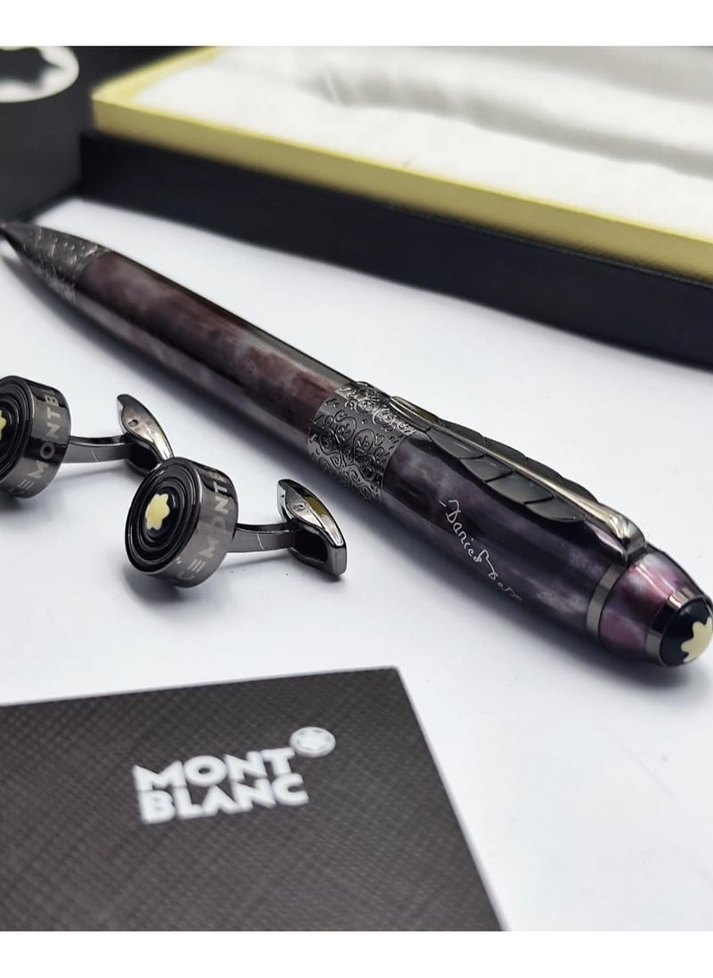 Mont Bleu Mont Blanc pen with cap first class 