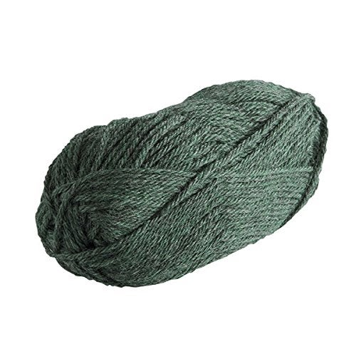 KnitPicks Knit Picks Wool of The Andes Yarn Pack - 10 Skeins of Green 100% Wool Worsted Weight Yarn (Noble Heather) - Image 3