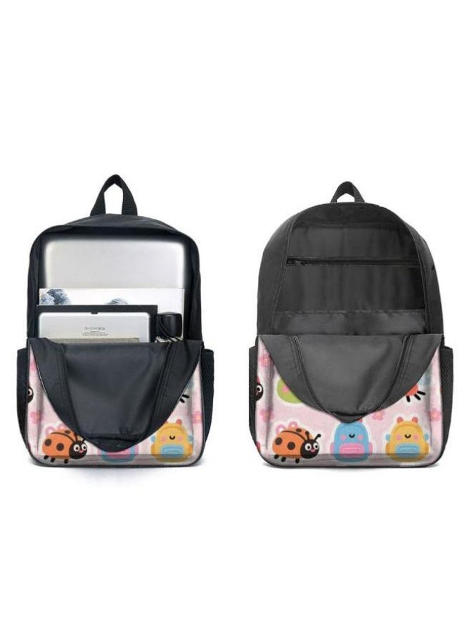 Bright Li Fire Unlock the new fashion of childish fun! Three-piece set of bags, cartoon elements for children and teenagers (students, children, friends' outings, mountain climbing, schooling, etc. can be used) - 14 - Image 4